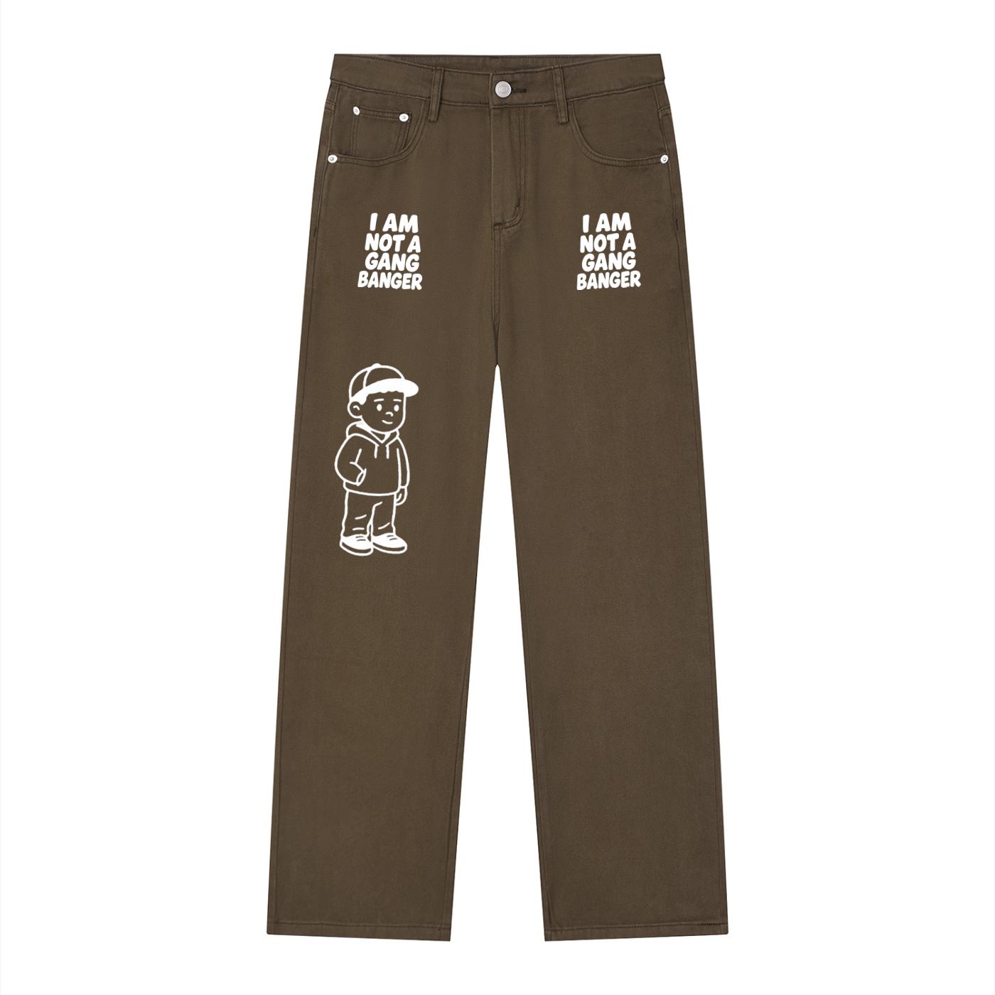 Men’s Vintage Wash Straight Leg Jeans