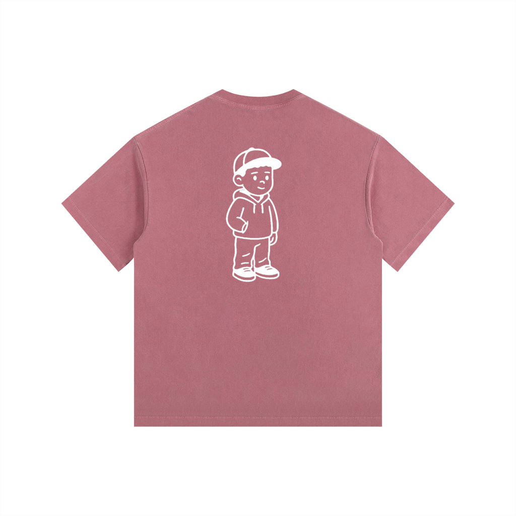 Vintage Washed Oversized Cotton T-Shirt