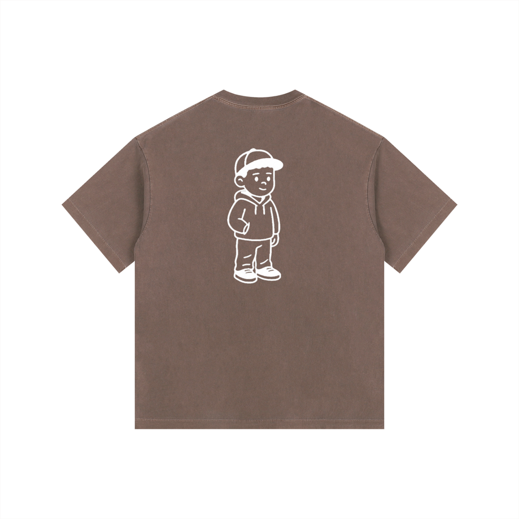 Vintage Washed Oversized Cotton T-Shirt