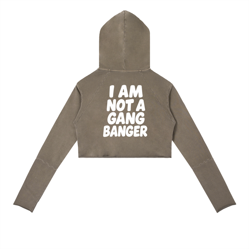 Vintage Washed Raw Edge Hoodie