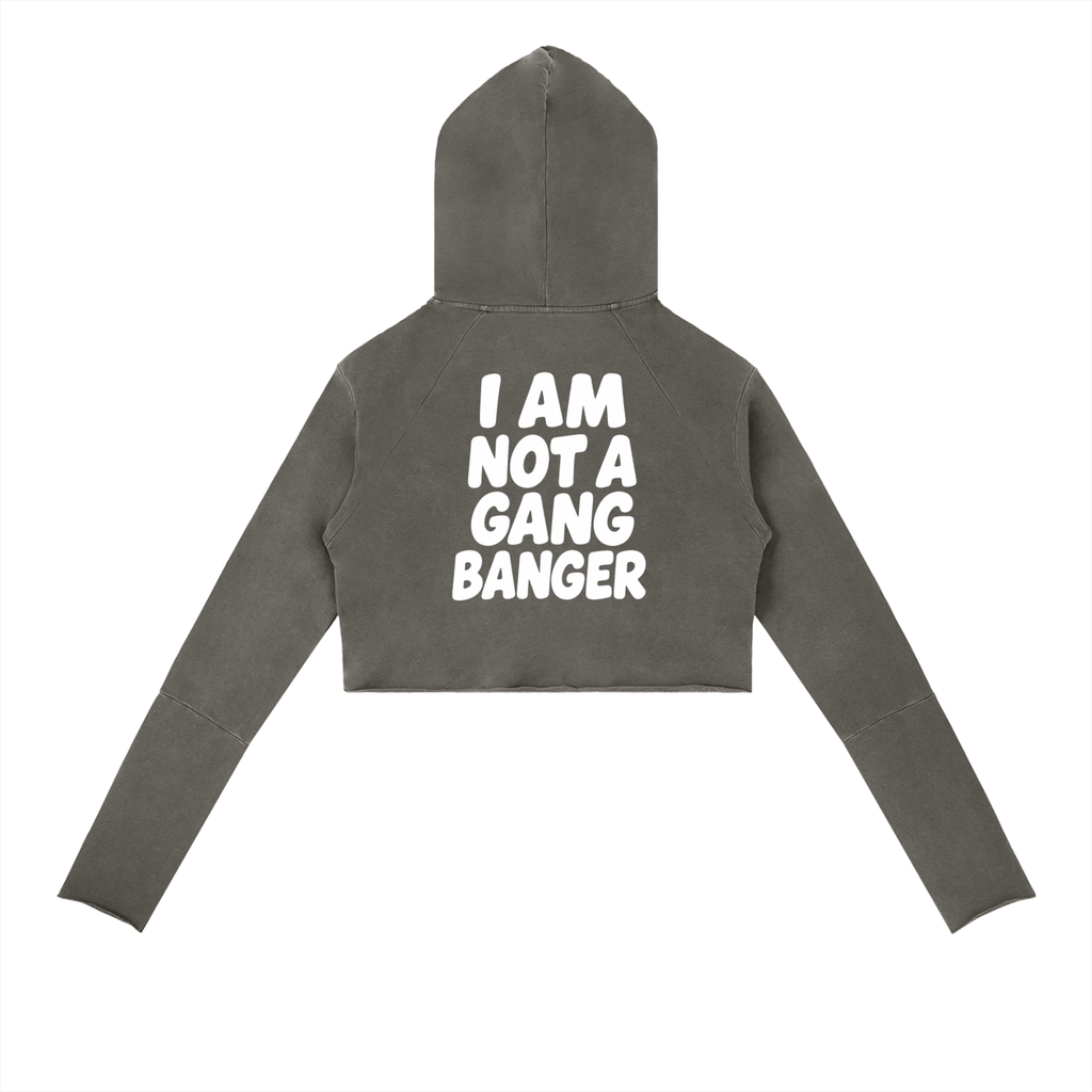 Vintage Washed Raw Edge Hoodie