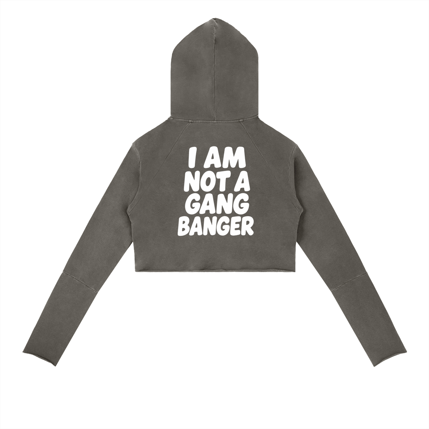 Vintage Washed Raw Edge Hoodie