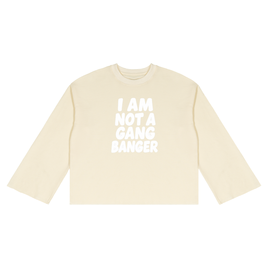 Unisex Waffle Raw Edge T-Shirt