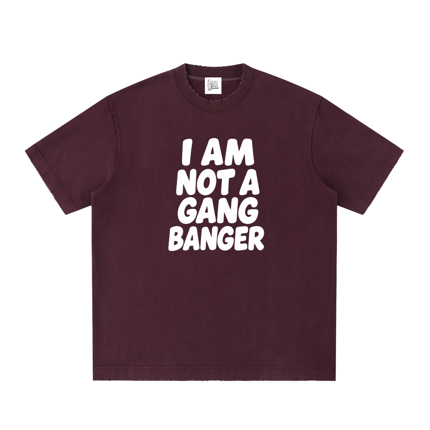 Heavyweight Vintage Washed Frayed T-Shirt