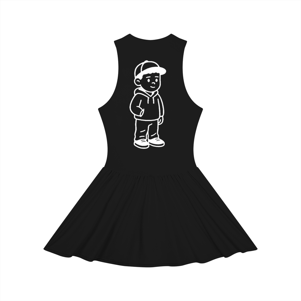 Women’s Ruched Sleeveless Full-Zip Dress