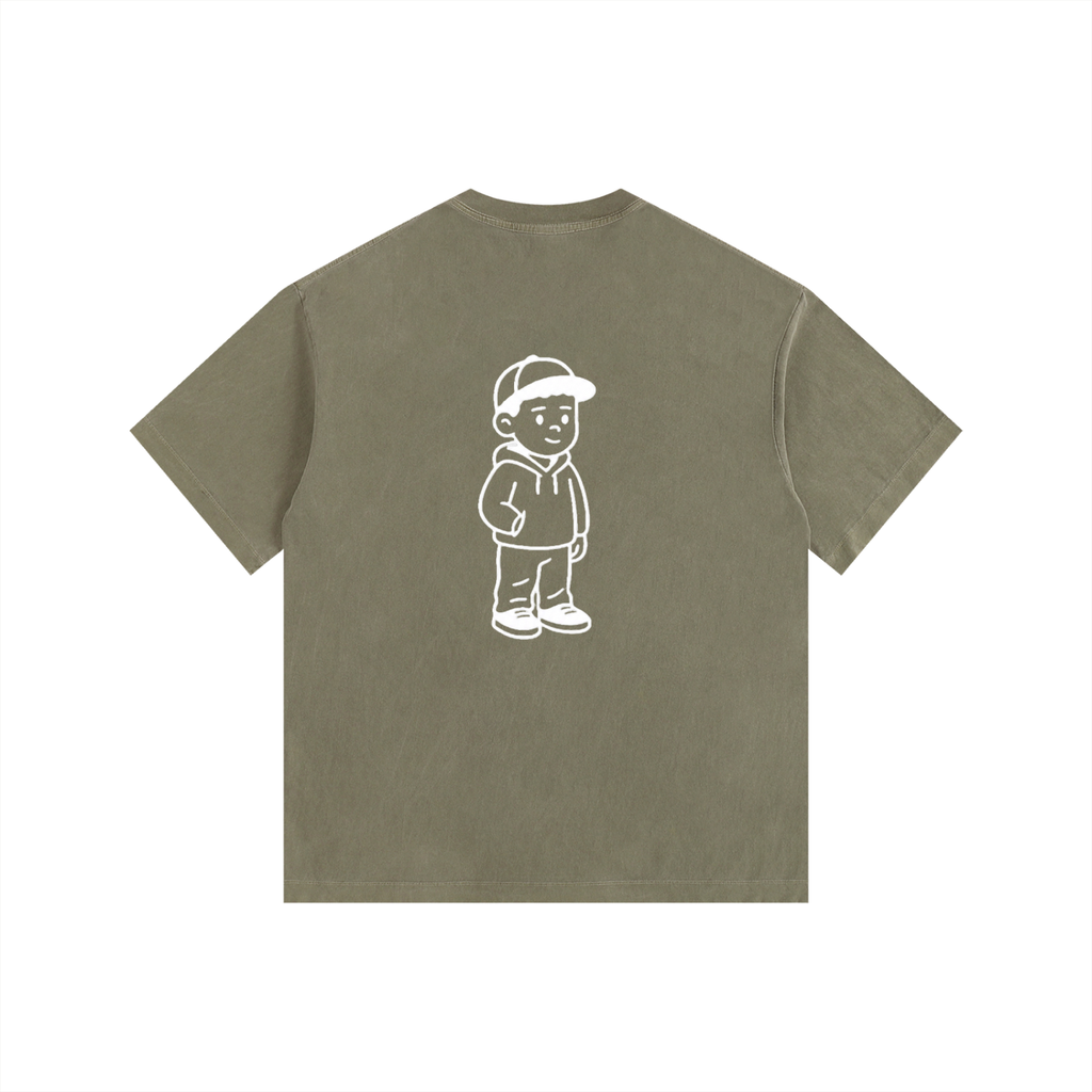 Vintage Washed Oversized Cotton T-Shirt