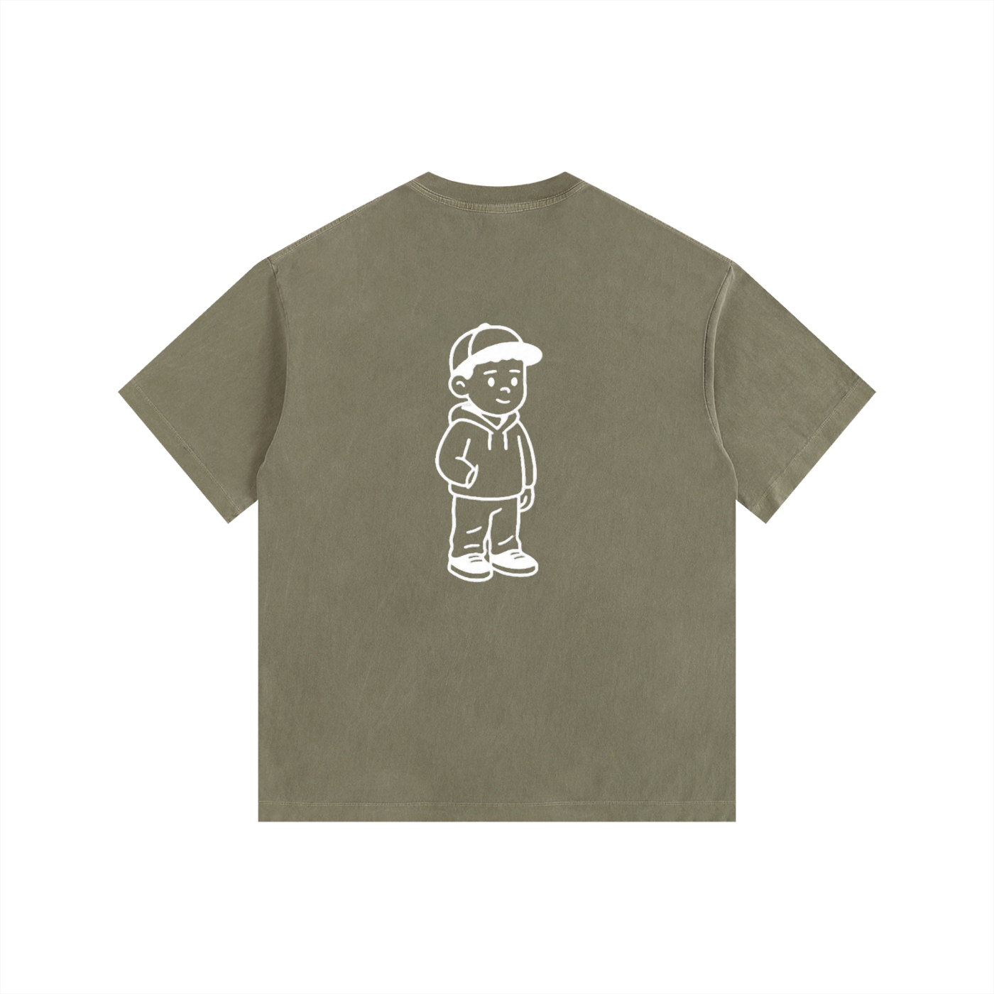 Vintage Washed Oversized Cotton T-Shirt