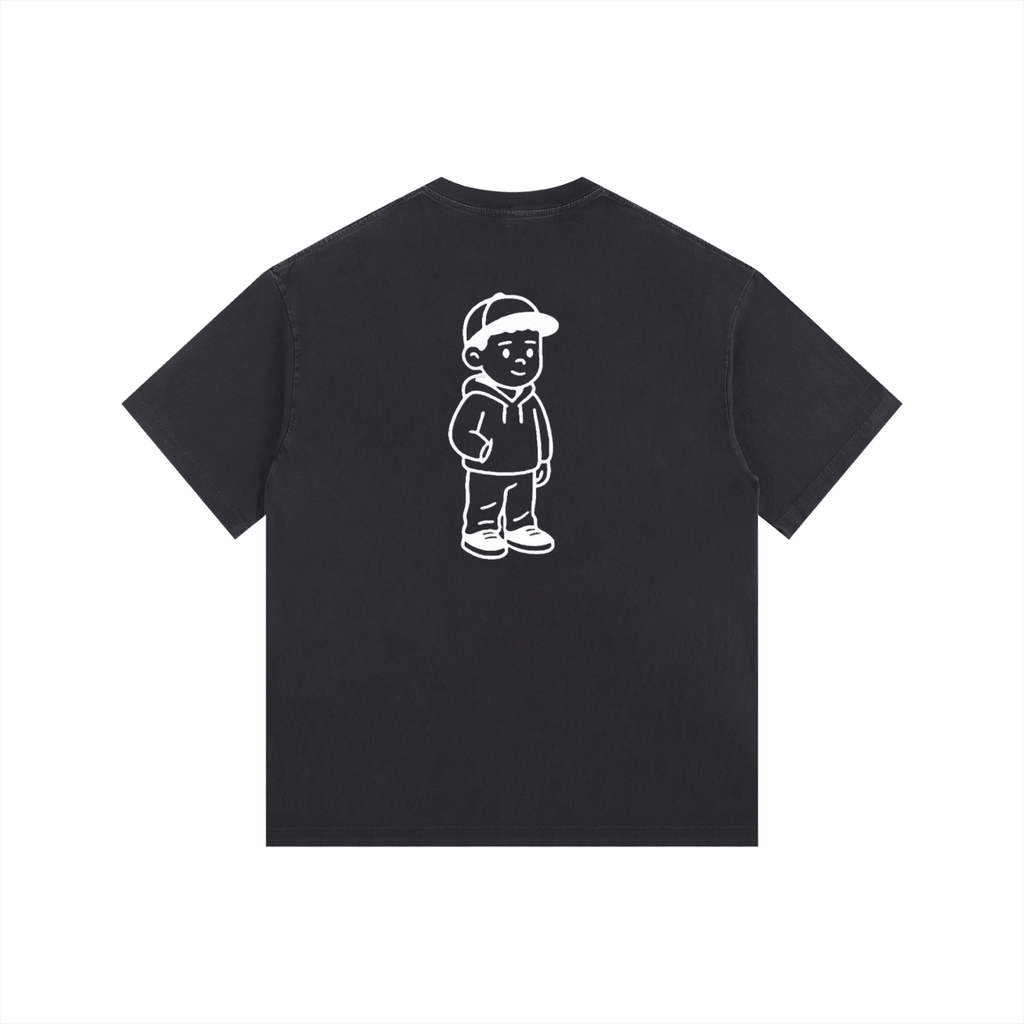 Vintage Washed Oversized Cotton T-Shirt