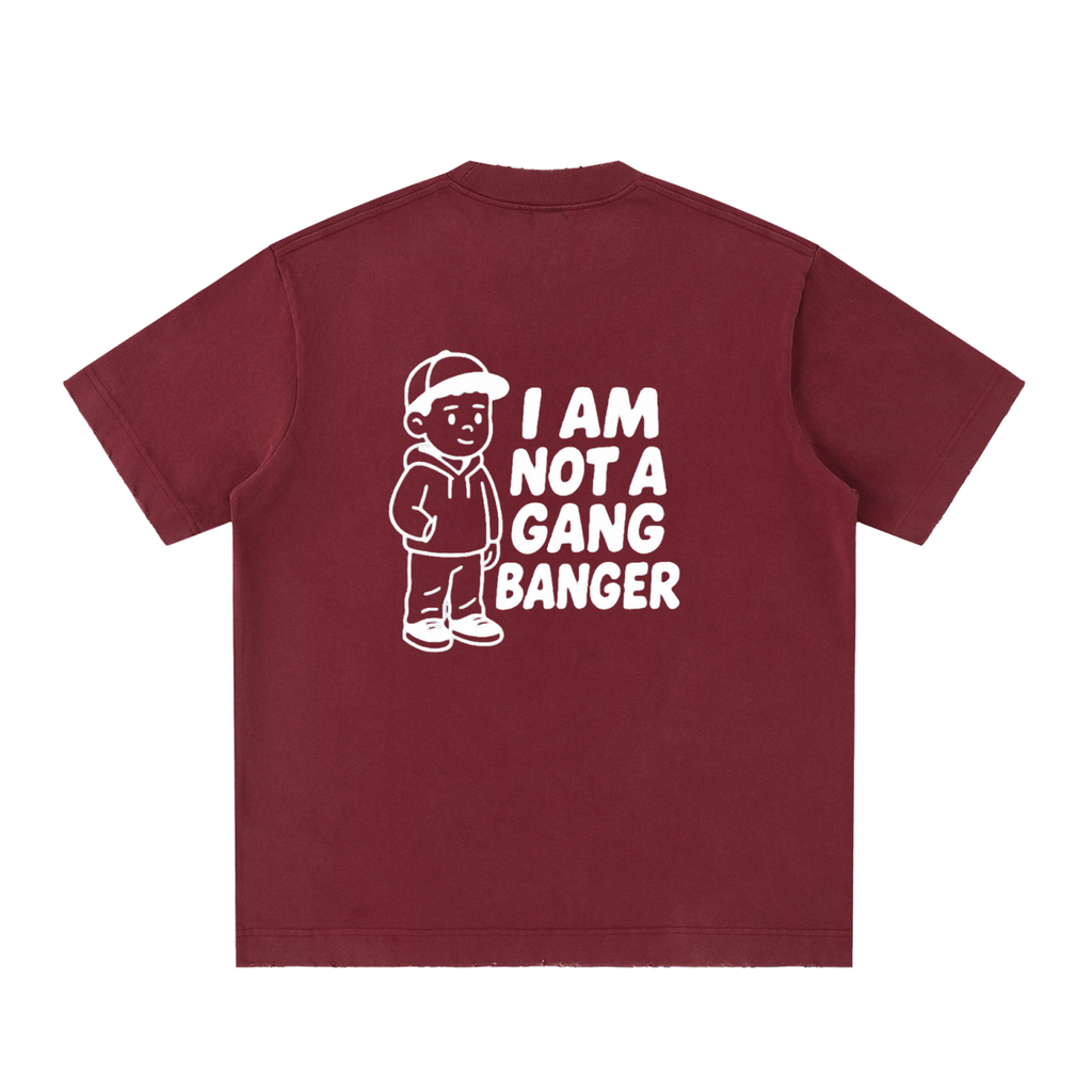 Heavyweight Vintage Washed Frayed T-Shirt
