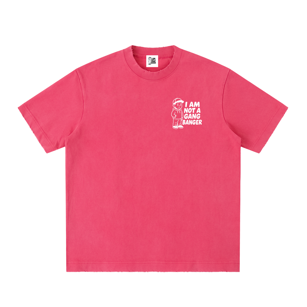 Heavyweight Vintage Washed Frayed T-Shirt
