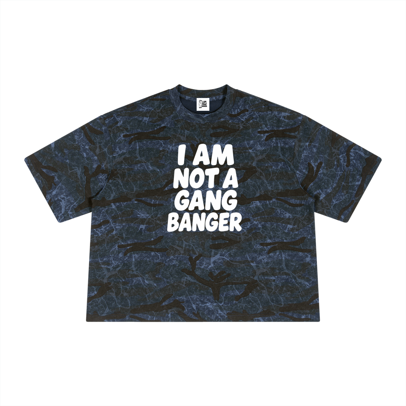 Unisex Boxy Camo Print T-Shirt