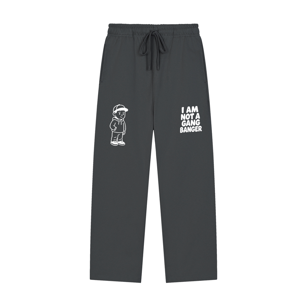 Snow Washed Raw Edge Sweatpants