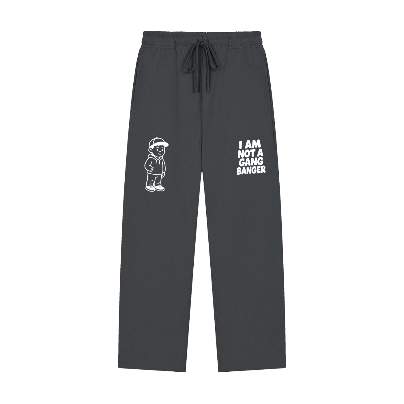 Snow Washed Raw Edge Sweatpants