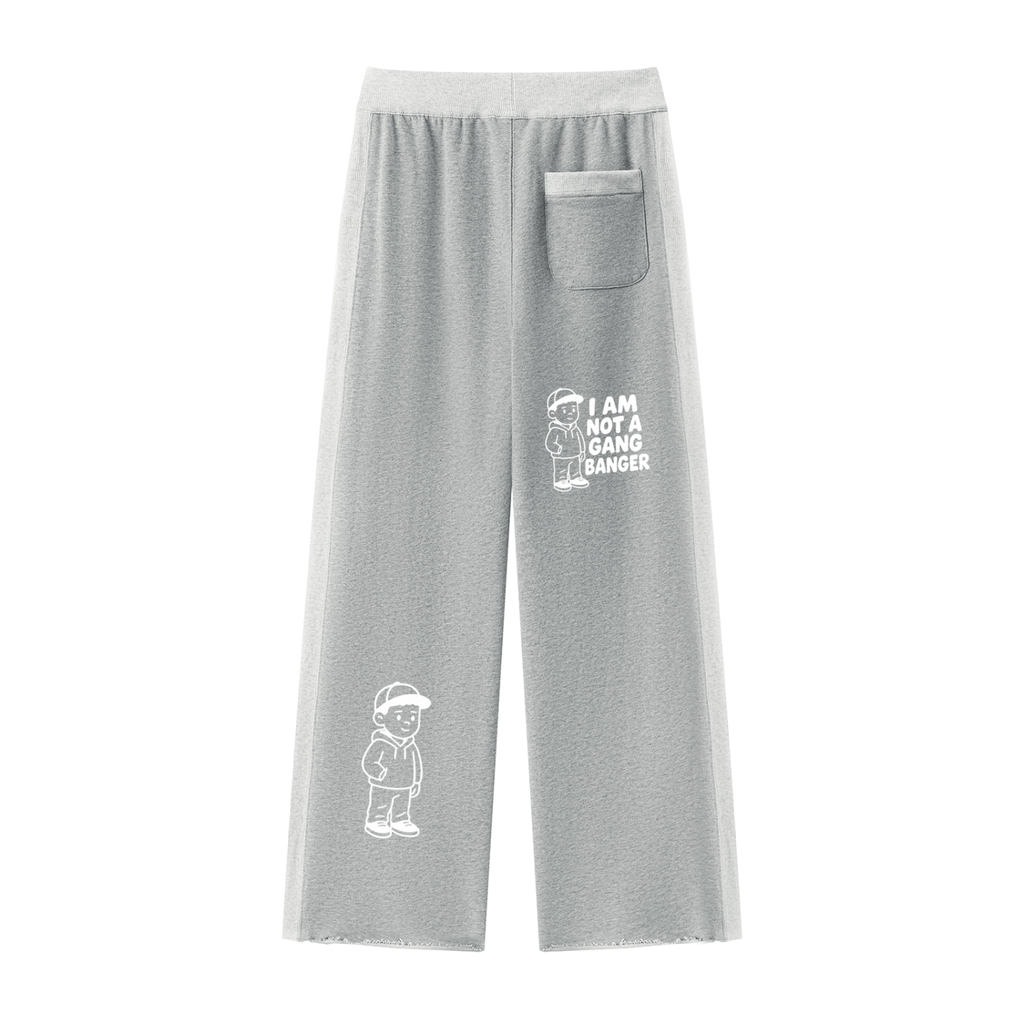 Women's Color Block Raw Hem Sweatpants