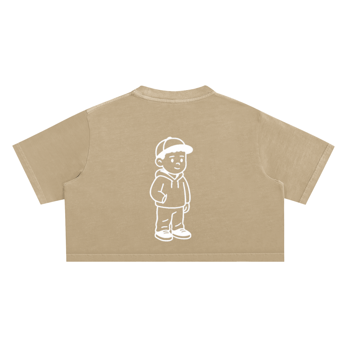 Snow Washed Crop Top