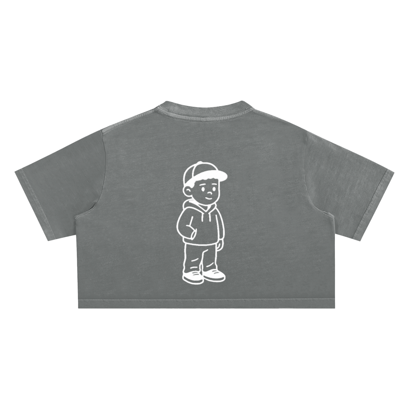 Snow Washed Crop Top