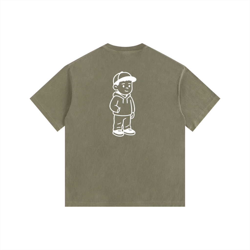 Vintage Washed Oversized Cotton T-Shirt