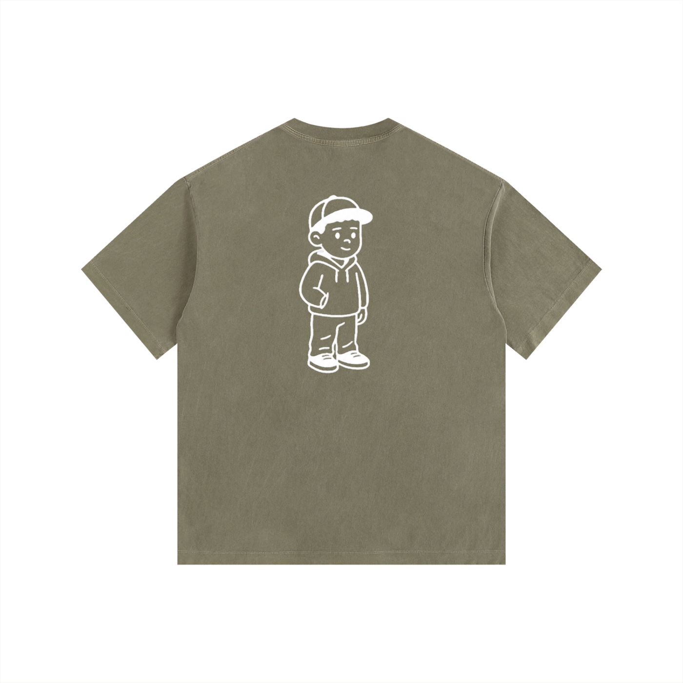 Vintage Washed Oversized Cotton T-Shirt