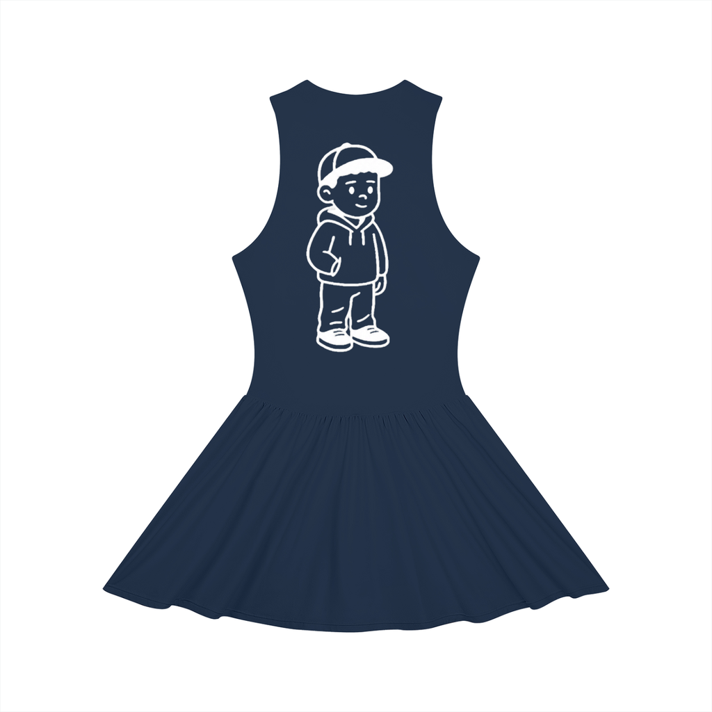 Women’s Ruched Sleeveless Full-Zip Dress