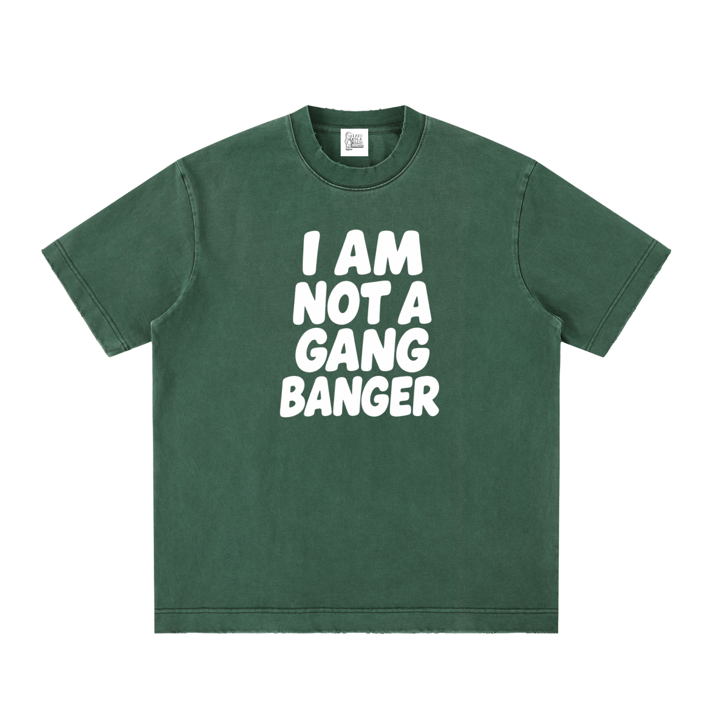 Heavyweight Vintage Washed Frayed T-Shirt