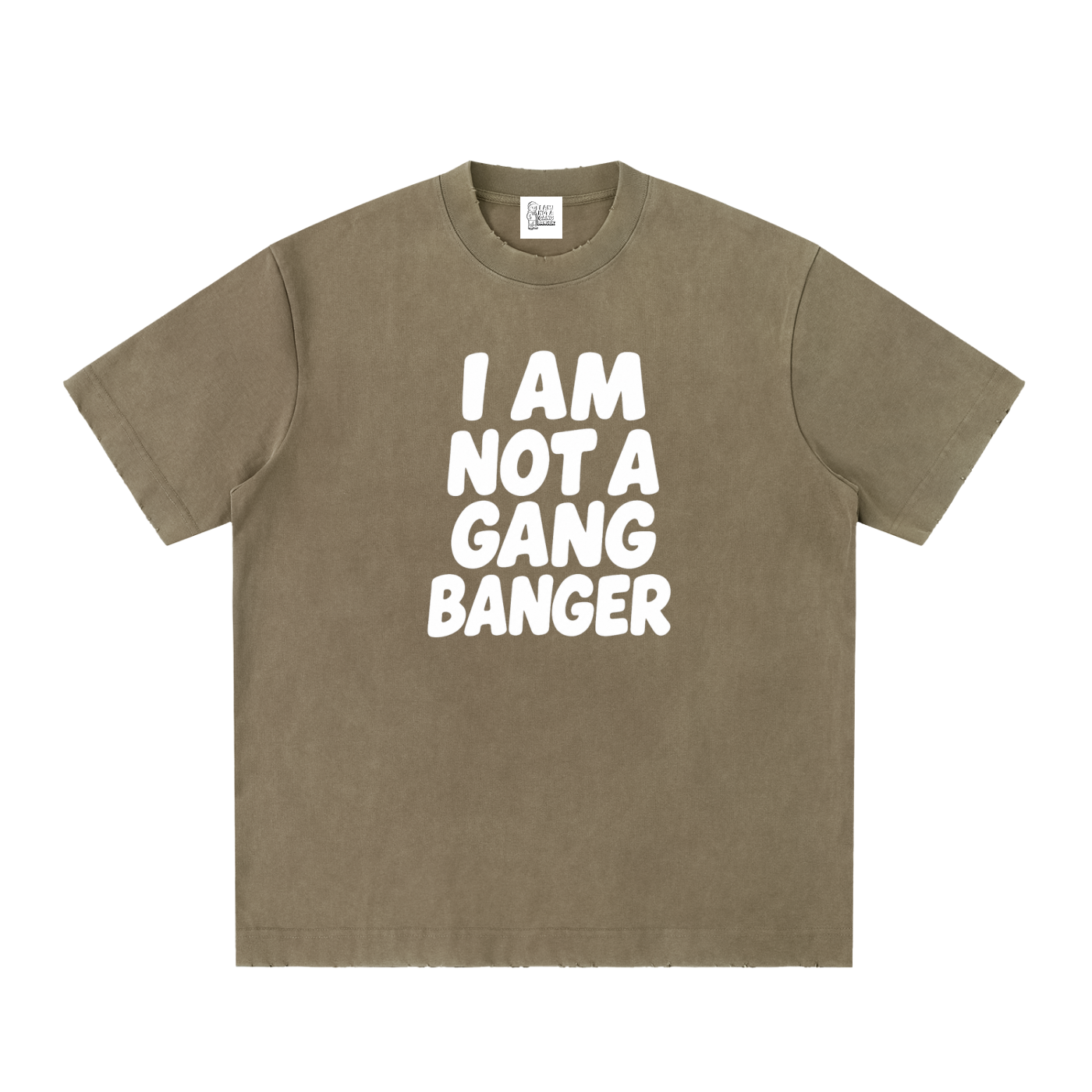 Heavyweight Vintage Washed Frayed T-Shirt