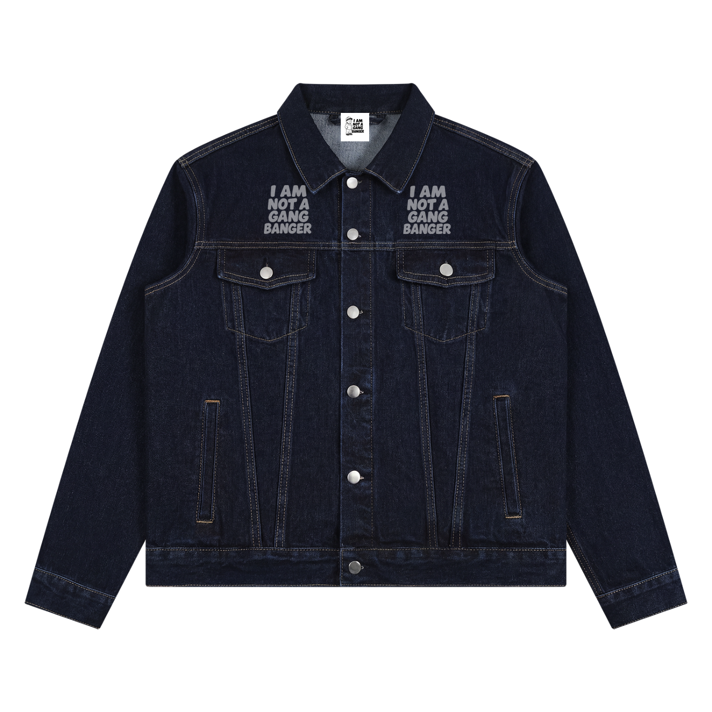 Unisex Vintage Wash Denim Jacket