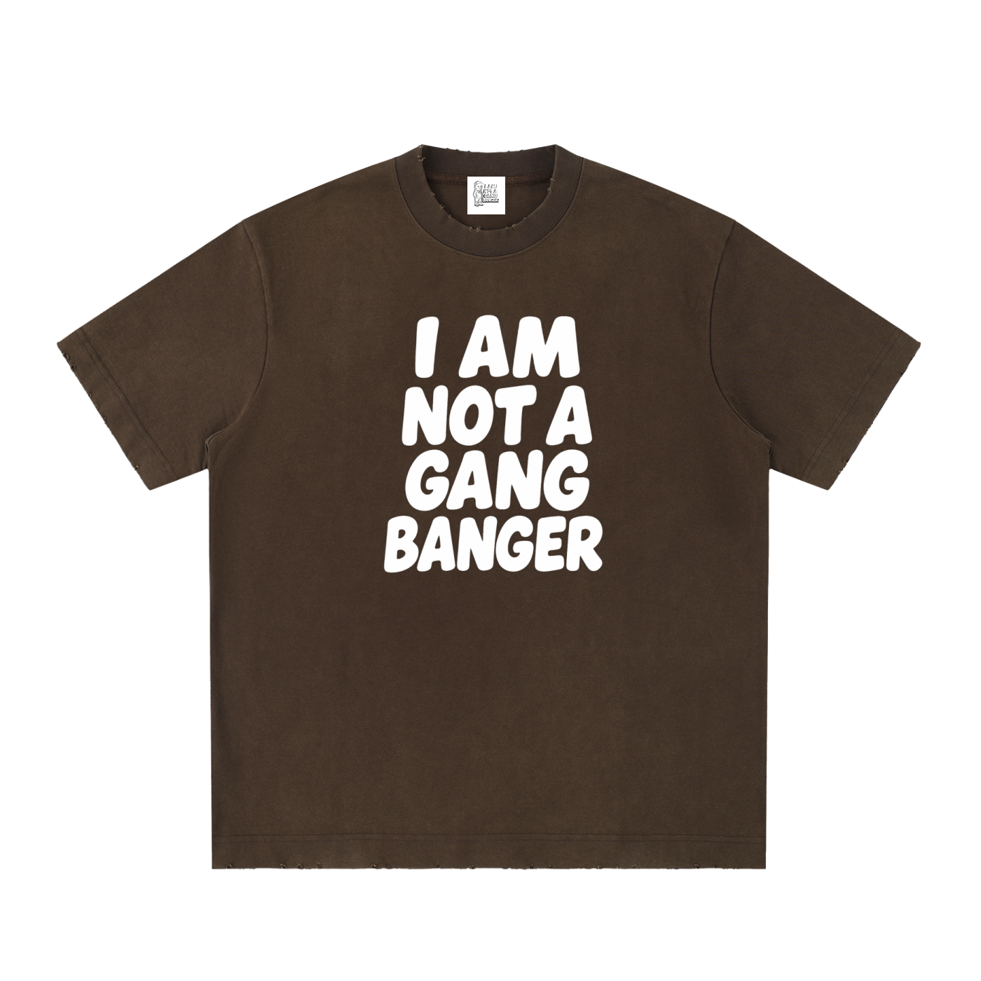 Heavyweight Vintage Washed Frayed T-Shirt